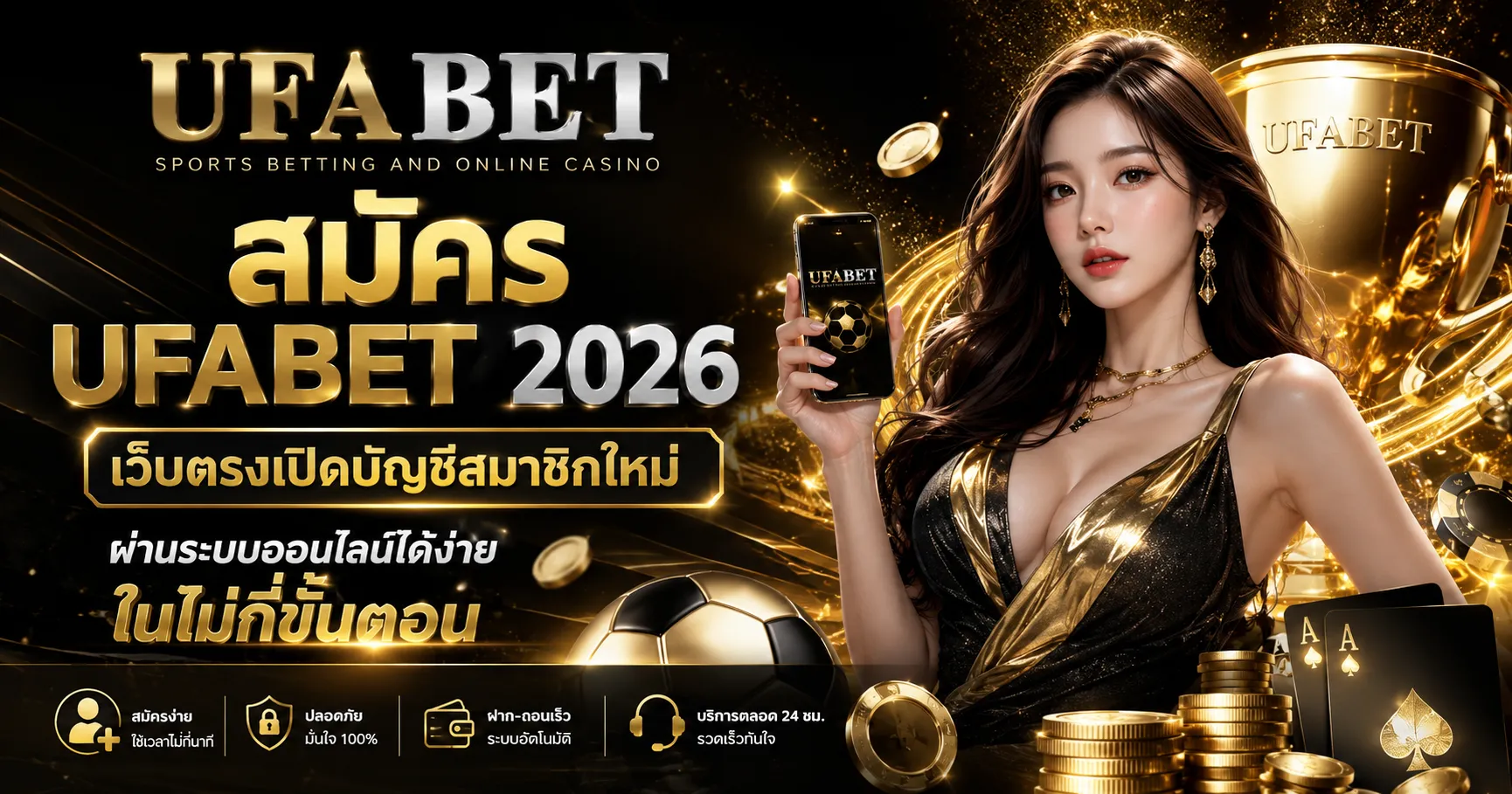 สมัคร UFABET 2026 เว็บตรงเปิดบัญชีสมาชิกใหม่